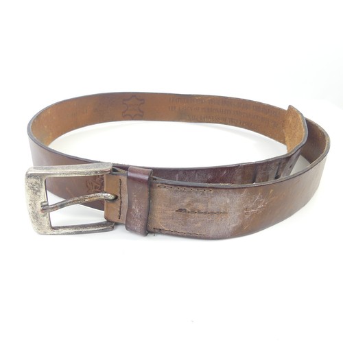 Schuchard & Friese belt belt men's brown leather size 95