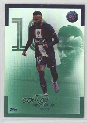2022-23 Topps Paris Saint-Germain Team Set Teal 73/175 Neymar Jr #14 04uh