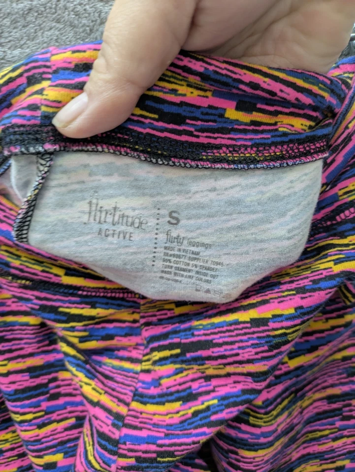 Ropa Activa Leggings Juniors Pequeños Dopamina Vibrante Colorido Espacio Tinte Atletismo Foto 2 de 4