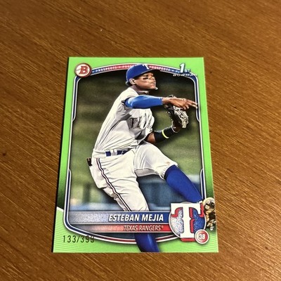 2025 Bowman #BP-9 Esteban Mejia Prospects Neon Green #/399