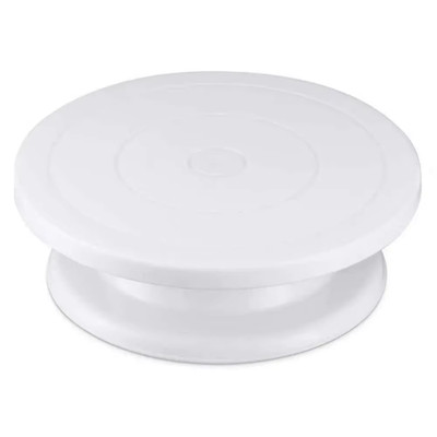 Non-Slip Rotating Cake Turntable 11 Inch Plastic Icing Stand Baking Decorating