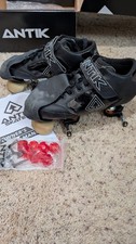 Antik Jet Carbon Roller Derby Skates On Powerdyne Reactor Pro Plates