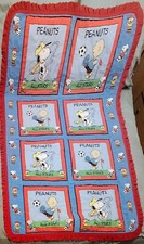 Peanuts All Stars Charlie Brown/Snoopy Child's Quilt 45" x 68" Reversible