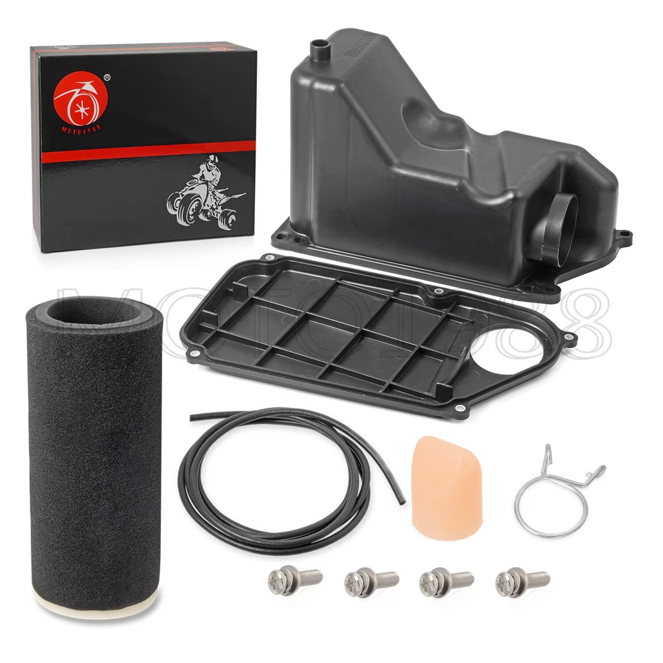 Caja de aire filtro caja limpiador estuche con tapa para Yamaha Warrior 350 1987 - 2004 Foto 3 de 4