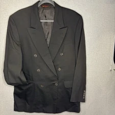 CORBIN Mens Brown Solid 100% Wool Classic Fit Sport Coat Blazer Jacket SIZE 40R