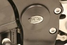 R&G Racing Black Frame Plug LHS Lower For 2007 2008 Suzuki GSXR1000 FI0017BK