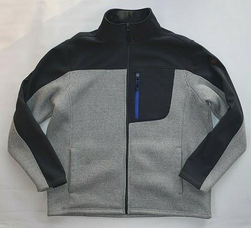 Light Gray Fleece Jacket Mens 