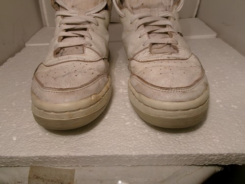 Vintage Reebok Hi Top Basketball Shoes White Men Size 9 1/2 ? Display/Restore - Picture 10 of 19