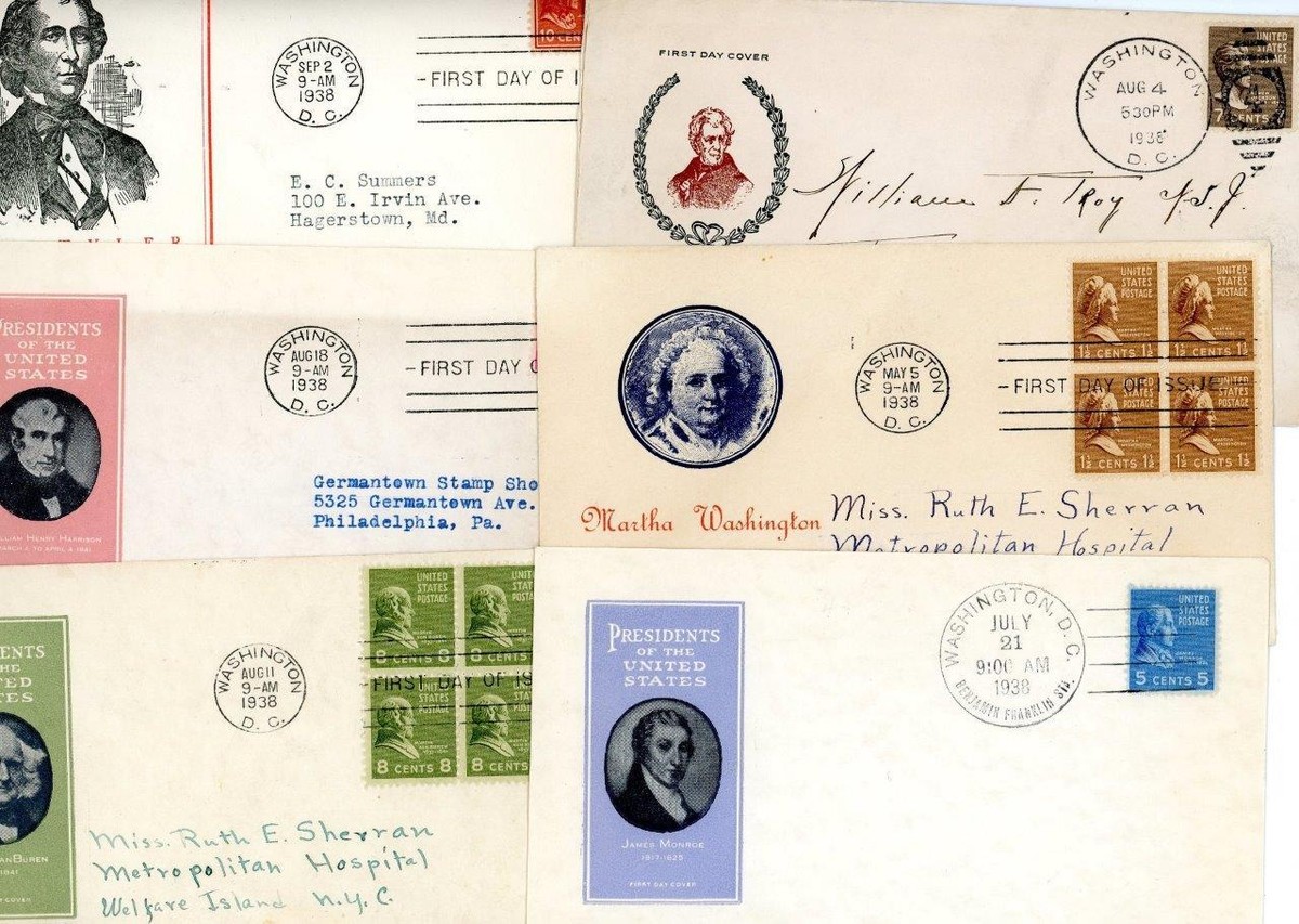 United States 1935 Scott #807//827 Scarce Group[ Prexies