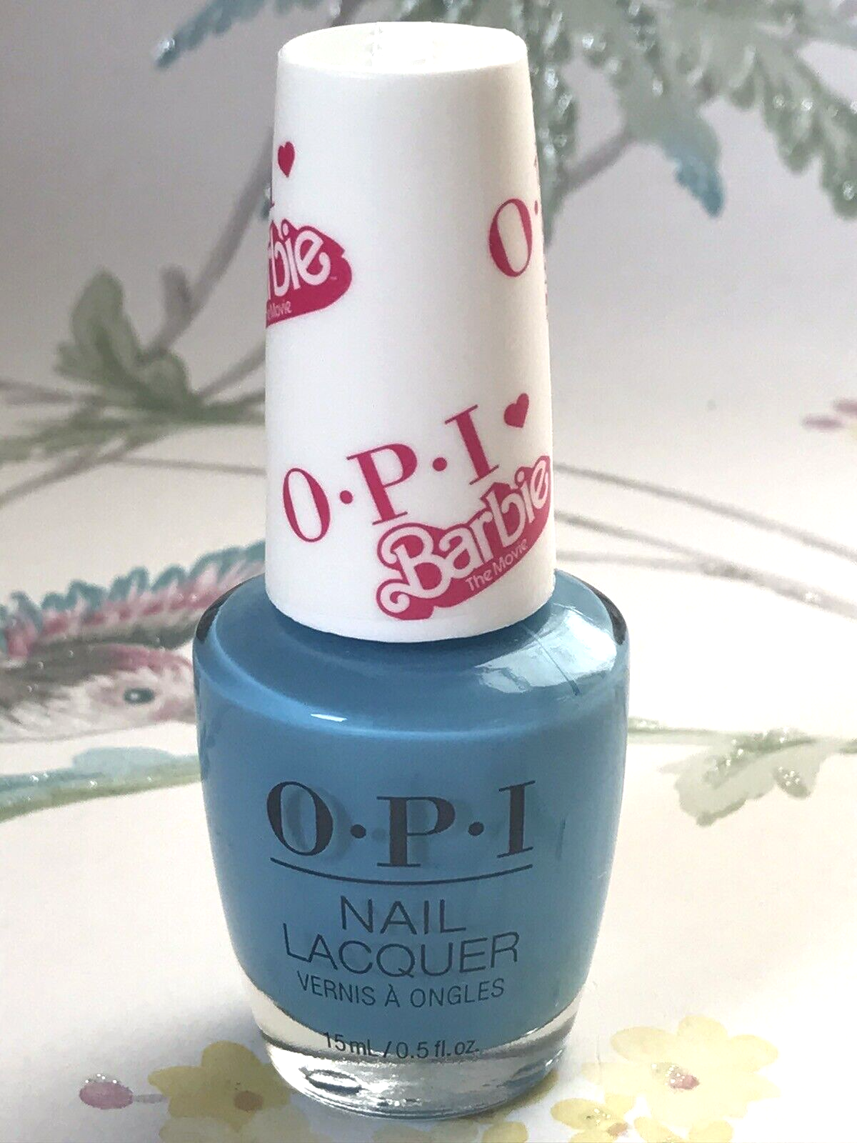 OPI Barbie Nail Lacquer Polish Varnish Colour My Job Is Beach Blue 15ml