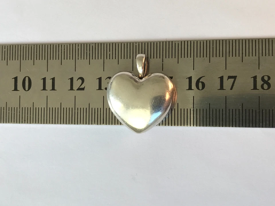 Pandora ALE 925 Plata Corazón Medallón Colgante con Circonita Cúbica Colgante Corazón Foto 4 de 4