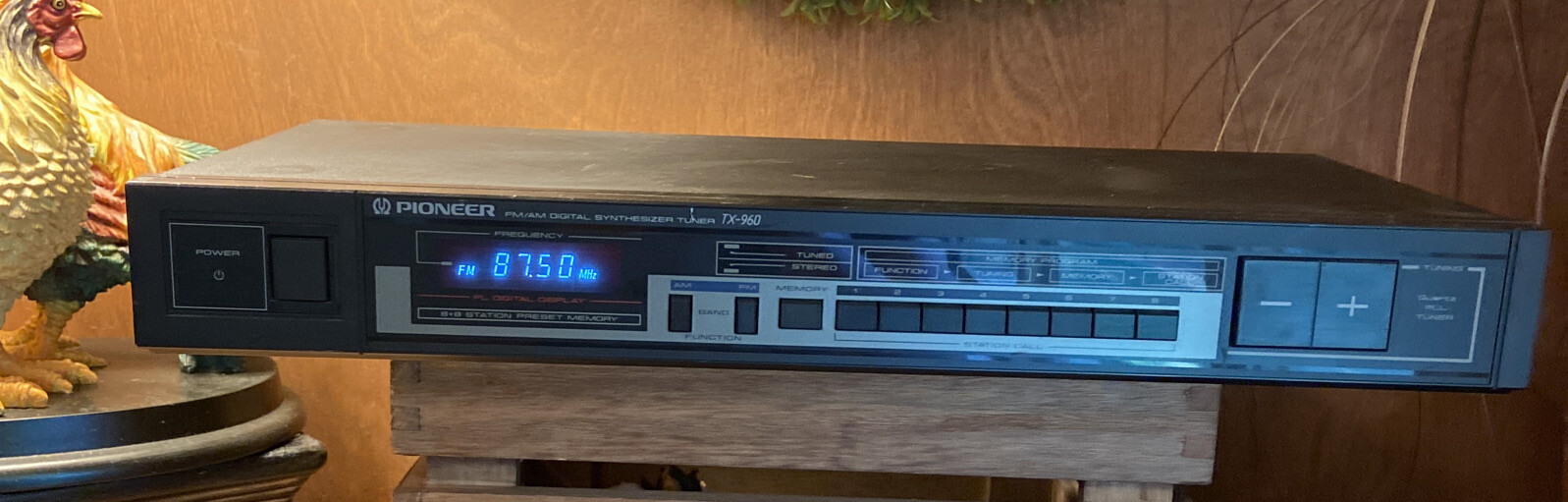 Vintage Pioneer AM FM radio digital Synthesizer tuner TX960 eBay