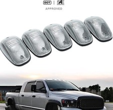 5x Cab Roof Marker Running Light Housing For 2003-2018 Dodge Ram 1500 2500 3500