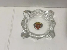 Vintage Frankfurt AM Germany Clear Glass Ashtray 