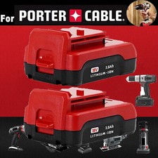 2Pack 18V Lithium Ion Battery for Porter Cable 18 Volt PC18B PC18BL PC18BLX Tool