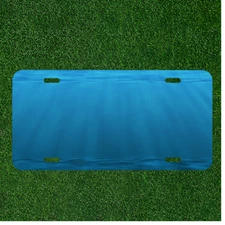 Custom Personalized License Plate Auto Tag With Under The Ocean Design Add Names