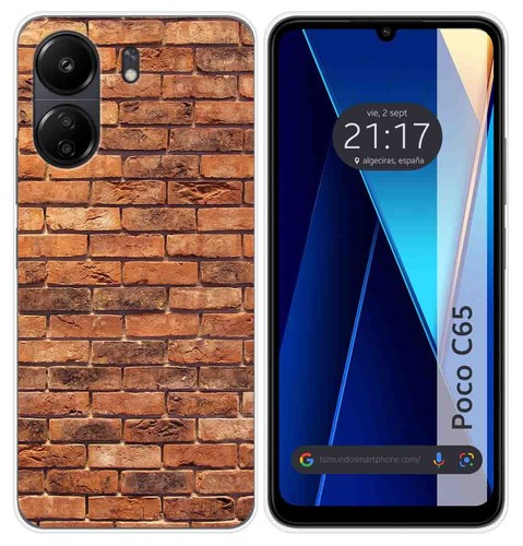 CAXKJE Black Coque Personnalisée Pour Xiaomi Poco C65 Silicone Case Housse Ultra