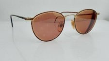 Vintage Boulevard Boutique 4037 Gold Metal Oval Sunglasses FRAMES ONLY Korea