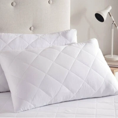 Luxury Pillows Quilted Ultra Soft Jumbo Super Firm Deluxe Bounce Back Extra Fill