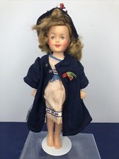 12 Vintage Ideal Shirley Temple Doll Vinyl 1957 redressed blonde curls SF