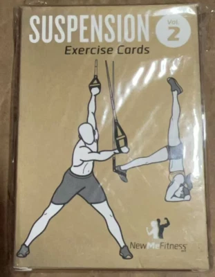 NEWME FITNESS New Me Fitness Suspension Exercise Cards Volume 2 50 Suspension 12 Stretches