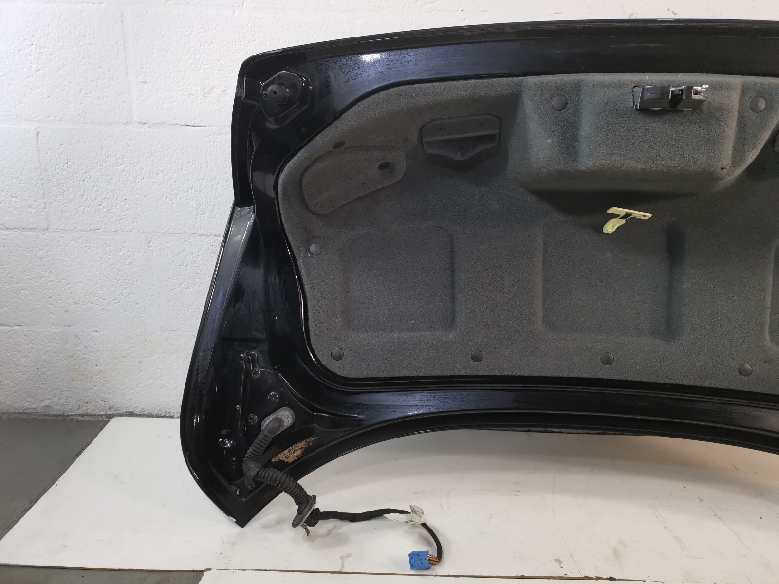 08-19 Maserati GranTurismo M145 Coupe Trunk Lid Panel Assembly Black OEM