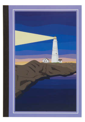 Itoya Profolio Oasis National Parks Lined Notebook in Boston Harbor - A5 - NEW