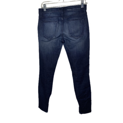 Current Elliot The Silverlake Zip Distressed Skinny Jeans Size 26 Low Rise Waist