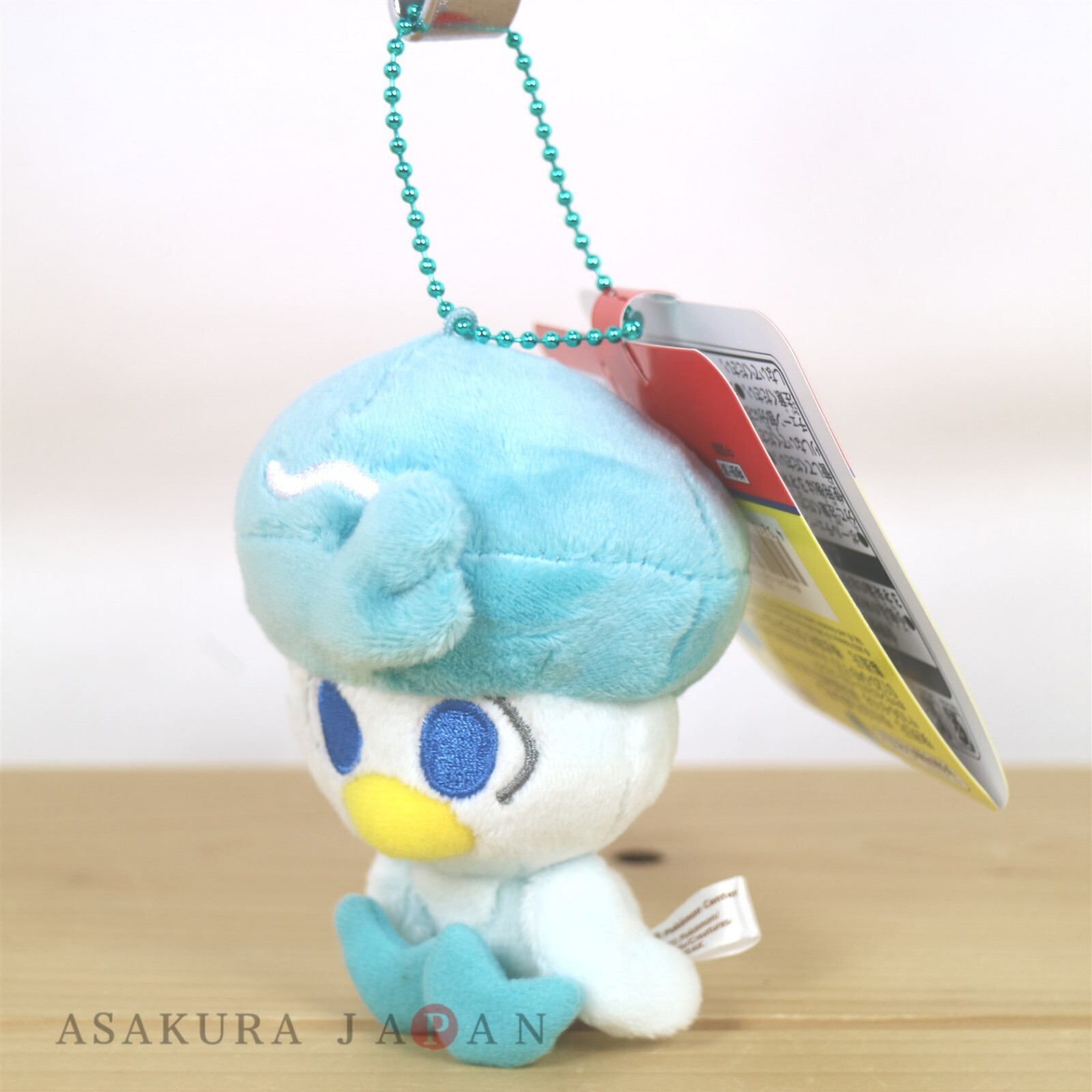 Pokemon Center Original POKEMON DOLLS Plush Mascot Key Chain Quaxly Japan