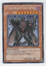 YU-GI-OH Steelswarm Caucastag Secret rare englisch HA05-EN Stahlschar Caucastag