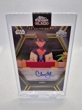 2022 Topps Chrome Black Star Wars Christopher Sean as Asu 20 /50 Auto #AB-CS