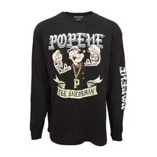 POPEYE THE SAILORMAN LONG SLEEVES T SHIRT