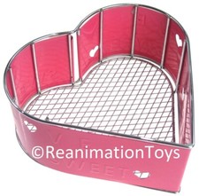 Heart Shaped Wire Stationary Trinket Makeup Storage Basket Love/Sweet