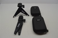 Vivitar K1 Digital Camera Black Hard Slim Case 2 3/4x 4 1/4 Mini Tripod (pair) Vivitar K1 Digital Camera Black Hard Slim Case 2 3/4x 4 1/4 Mini Tripod (pair)