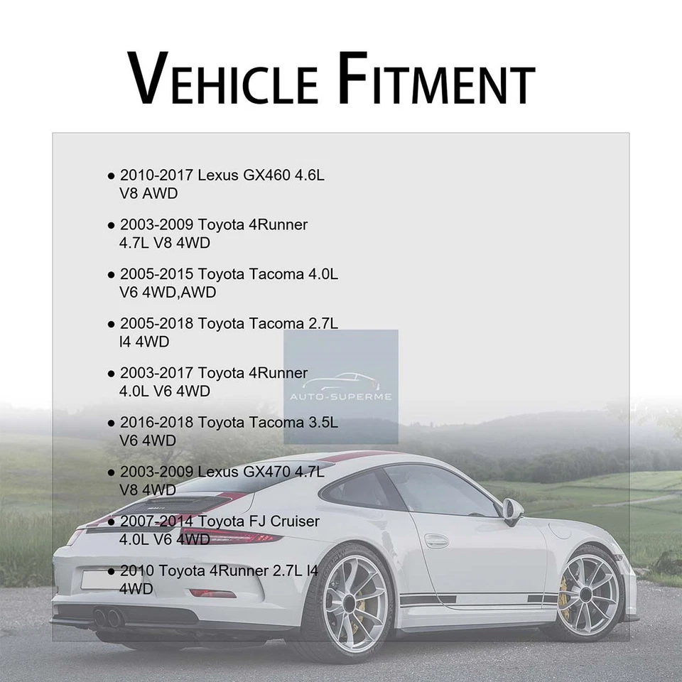 Eje CV delantero izquierdo+derecho SurTrack 2X para Lexus GX460 2010-2017 Foto 2 de 4