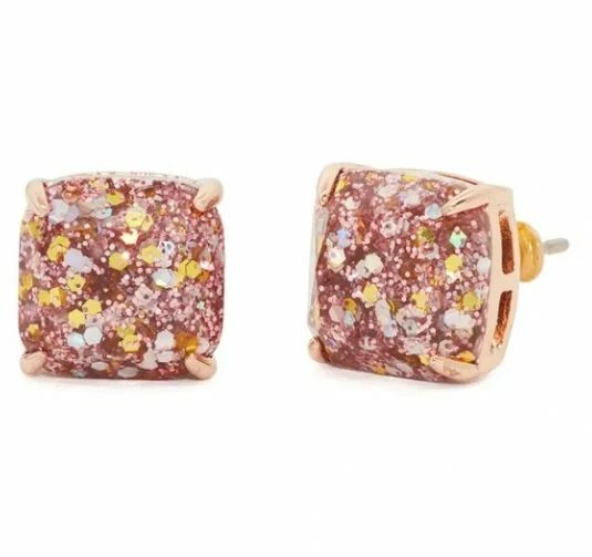 KATE SPADE Crystal Drop Rose Gold Yours Truly Pave Earrings NWT Dust Bag  Include | eBay