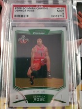 2008 Derrick Rose Bowman Chrome Rookie PSA 9! Checkout My Ebay. 🐐♑🐑