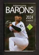 Birmingham Barons--2024 Pocket Schedule--White Sox Affiliate--Southern League