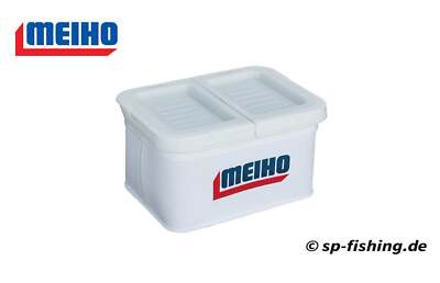 Meiho Bait Box BM-L white Forellenköder  Angel Tacklebox Angelkoffer Anbauteile 
