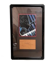Nat Karson Caricature Painting and Autograph George Gershwin c1930