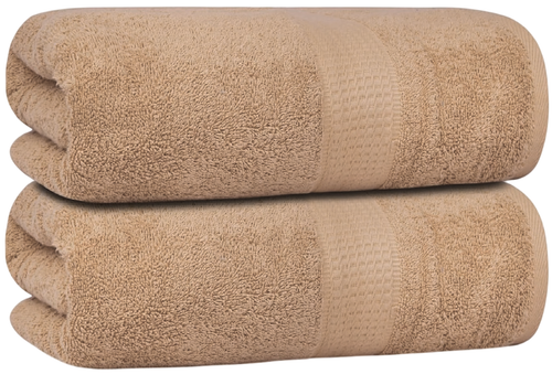 Super Jumbo Bath Sheets Egyptian Cotton Soft Extra Large Bath Towel (100x200 CM) - Picture 44 of 103