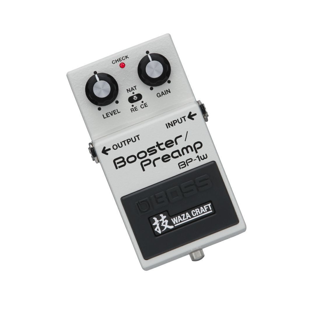 Boss BP-1W Booster/Preamp Guitar Effects Pedal with Waza