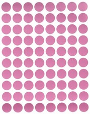 Color-Coding Pink Labels in Various Sizes 8MM-38MM   " - 1  " 15 Sheets