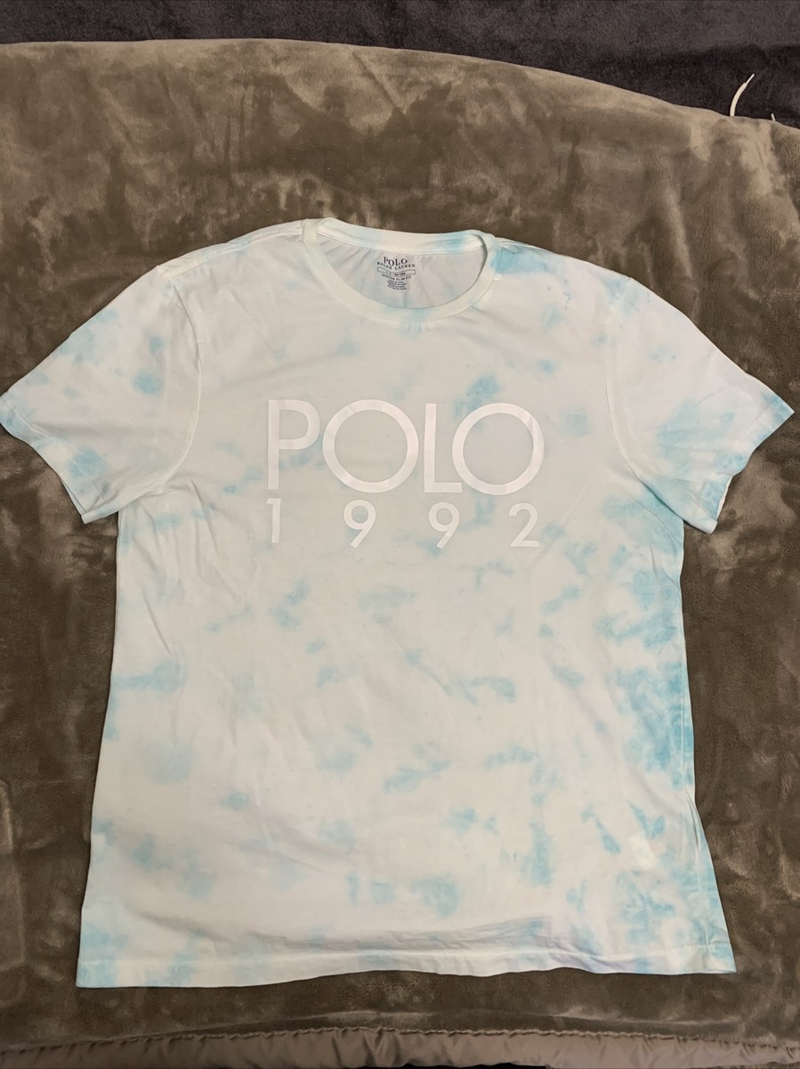 Ralph Lauren Polo 1992 T Shirt Type Dye Vtg Indigo Single