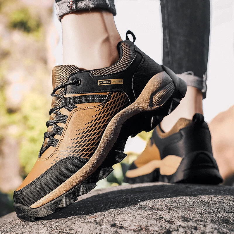 Men s Athletic Running Hiking Shoes Casual Breathable Lace Up Running Walking