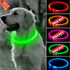 NEW Led Dog Collar Luminous 3 Modes Led Light Glowing For Dogs Pet Accessories