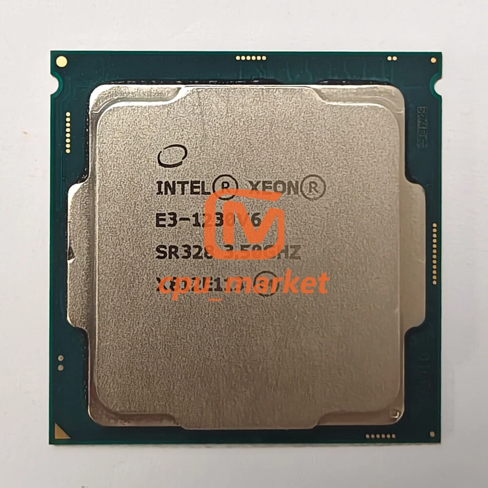 Intel Xeon E3-1230v6 SR328 3.5GHz 4 Cores 8Threads 8MB 72W LGA1151 CPU Processor - Image 2 of 3