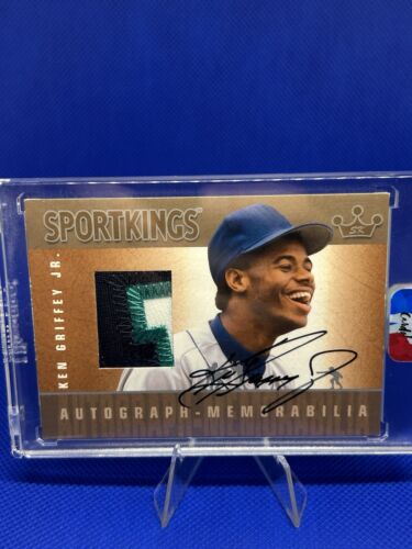 2011 Sportkings Ken Griffey Jr Auto Patch Silver Version SSP Nice Patch - 第 1/2 張圖片