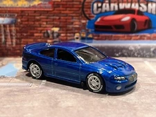 ‘06 Pontiac GTO / HW Drag Strip / Hot Wheels 2022 Blue With Real Riders Swap