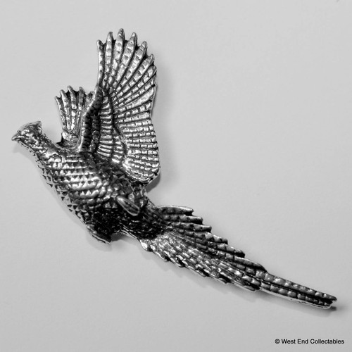 Broche Badge étain Vintage Style Woodland - Oiseau De Proie (faucon) Design Rétro